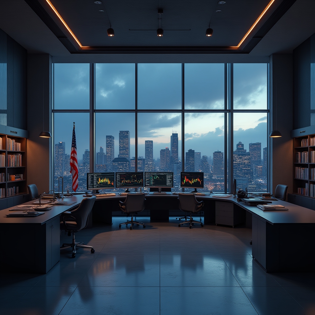 Dire Money office and operations workspace