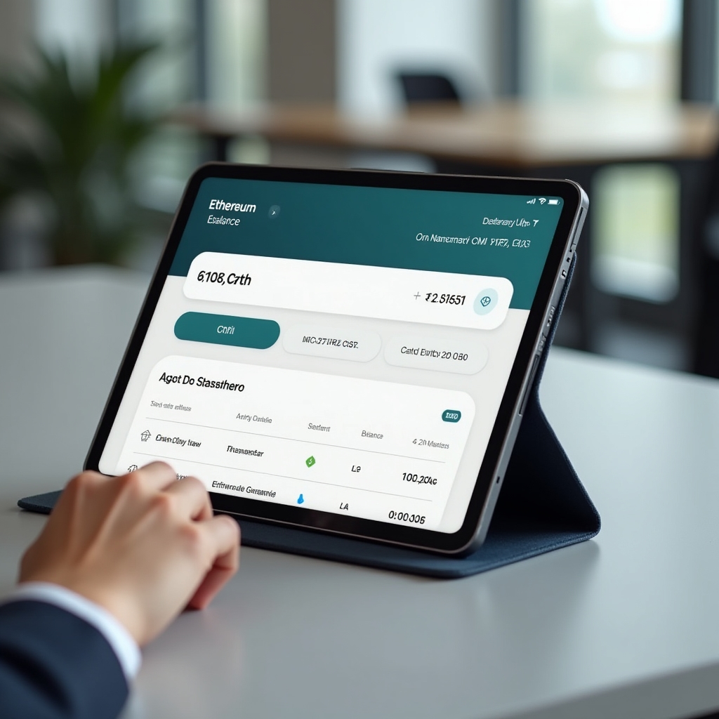Digital asset wallet interface
